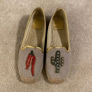 Tory Burch Pepper and Cactus espadrilles